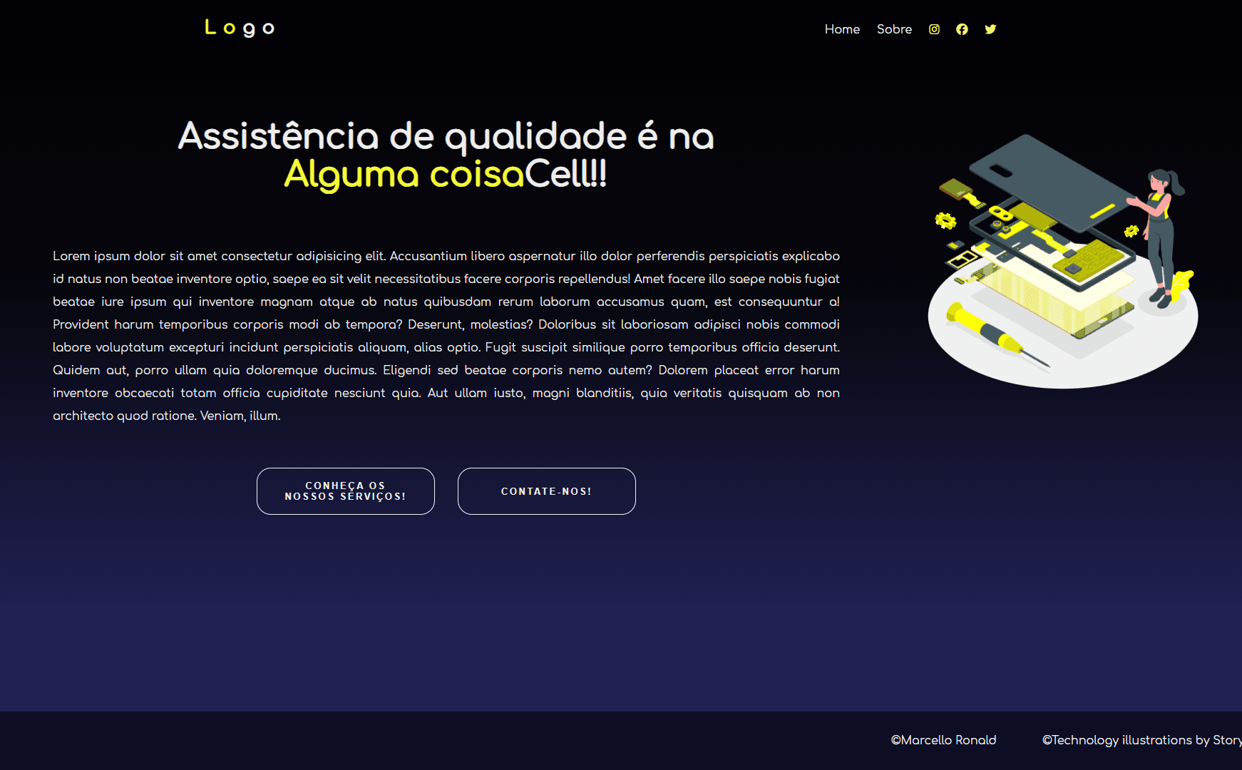 LandingPage Simples
